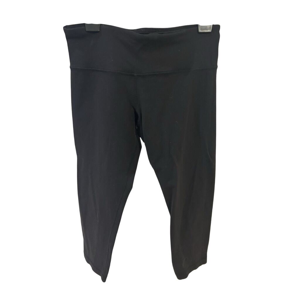 Lululemon Black Cropped Leggings Women's size 6